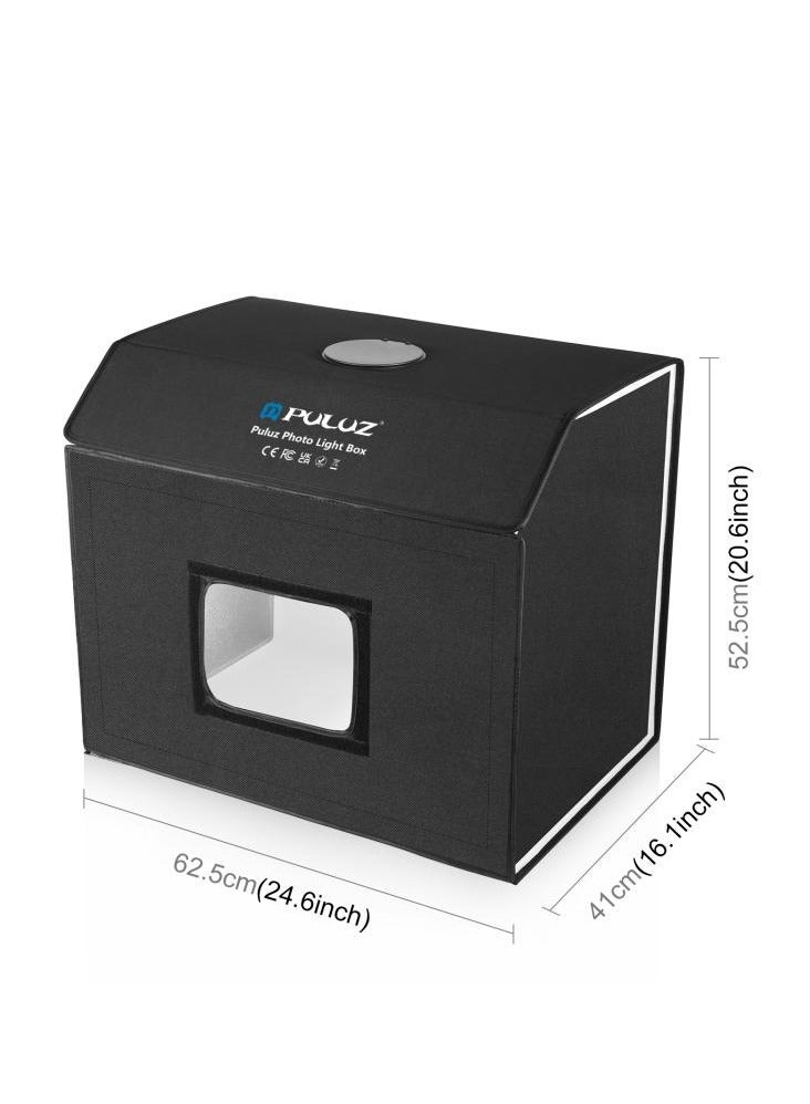 بولوز صندوق إضاءة قابل للطي من بولوز بحجم 60x40 سم مع 3 أوضاع للإضاءة و10 درجات سطوع و4 خلفيات – خيمة تصوير احترافية للمنتجات - Image 4